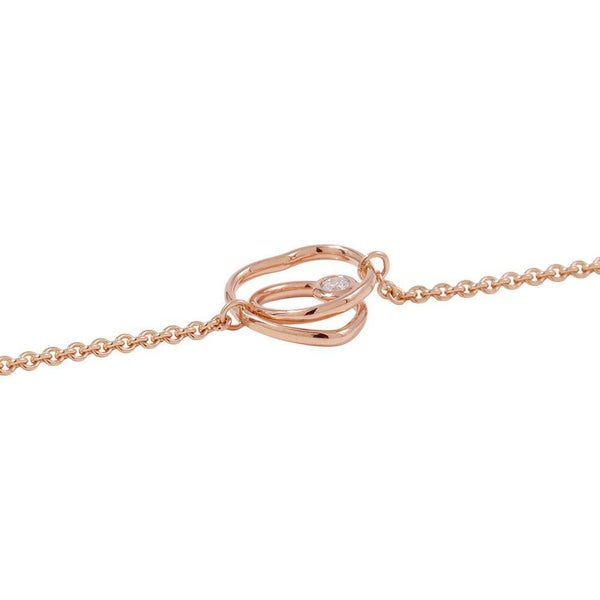 エルメス ブレスレット ヴェルティージュ・クール ブレスレット ダイヤモンド 1P 0.05ct K18PGピンクゴールド サイズST Vertige Coeur