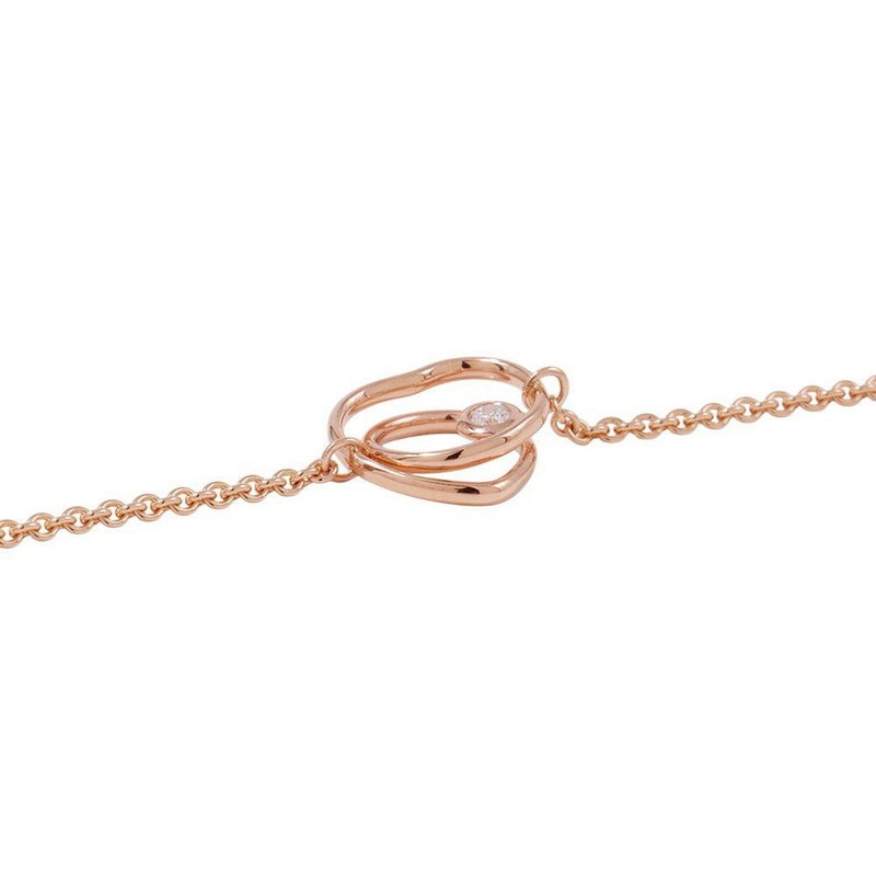 エルメス ブレスレット ヴェルティージュ・クール ブレスレット ダイヤモンド 1P 0.05ct K18PGピンクゴールド サイズST Vertige Coeur