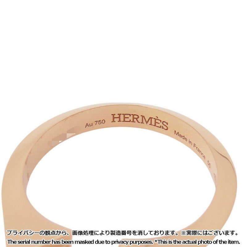 エルメス リング クルー・ド・フォルジュ GM K18PGピンクゴールド リングサイズ55 HERMES 指輪