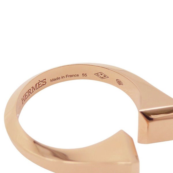 エルメス リング クルー・ド・フォルジュ GM K18PGピンクゴールド リングサイズ55 HERMES 指輪