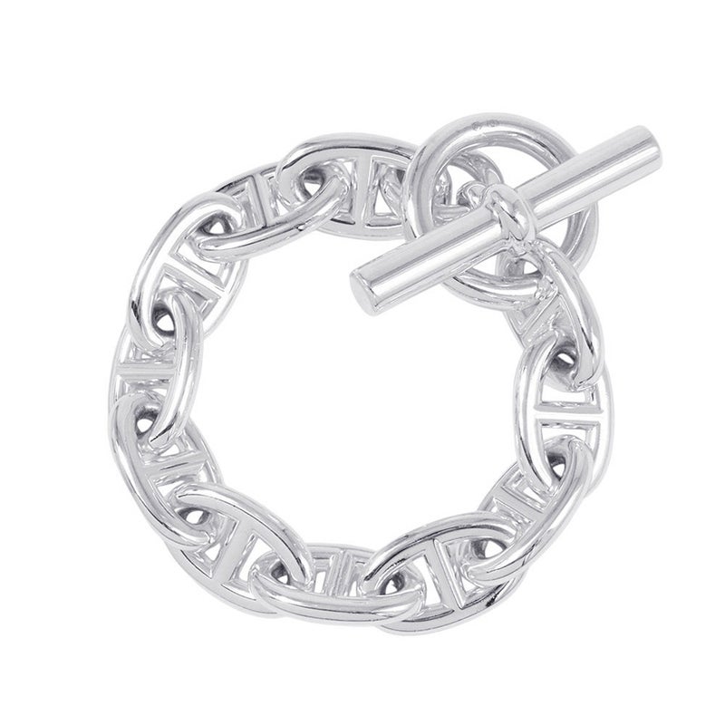 エルメス ブレスレット シェーヌダンクルTGM 11コマ SV925シルバー HERMES ジュエリー