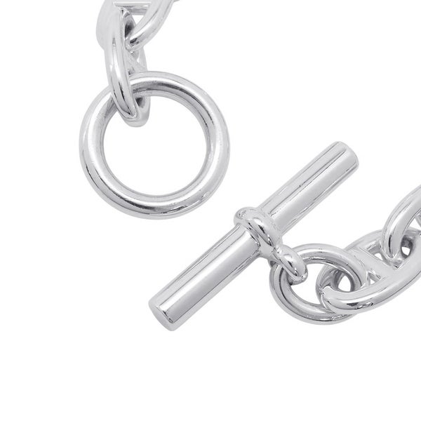 エルメス ブレスレット シェーヌダンクルTGM 11コマ SV925シルバー HERMES ジュエリー