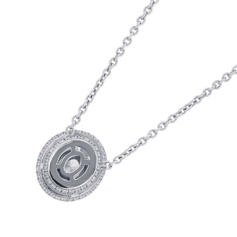 グラフ ネックレス ザ グラフ ツイン コンステレーション オーバルカット ダイヤモンド 中石0.53ct K18WGホワイトゴールド GIA鑑定書付き