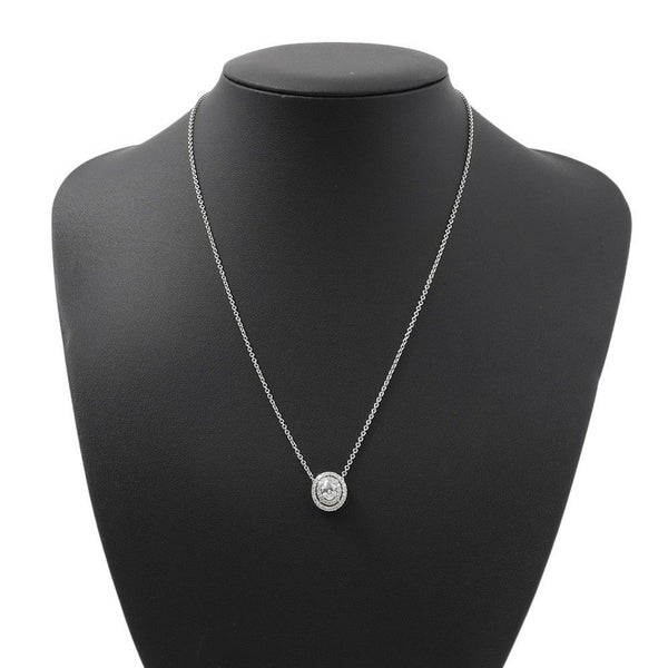 グラフ ネックレス ザ グラフ ツイン コンステレーション オーバルカット ダイヤモンド 中石0.53ct K18WGホワイトゴールド GIA鑑定書付き
