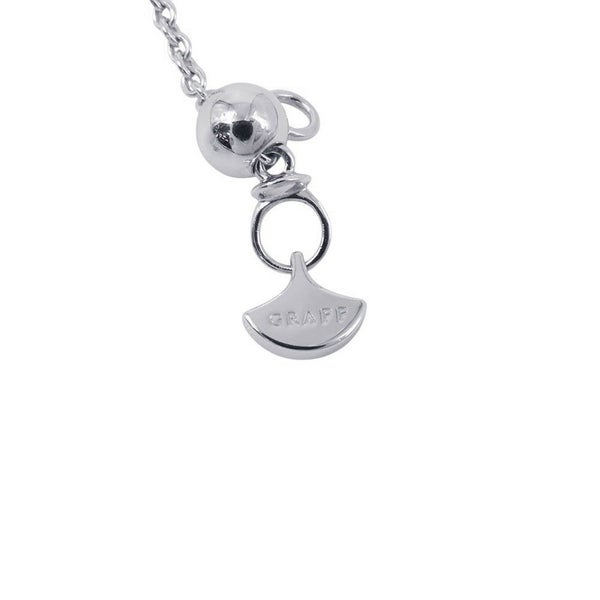 グラフ ネックレス ザ グラフ ツイン コンステレーション オーバルカット ダイヤモンド 中石0.53ct K18WGホワイトゴールド GIA鑑定書付き