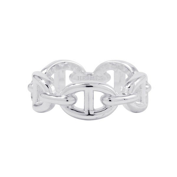 エルメス リング シェーヌダンクル アンシェネPM Enchainee SV925シルバー リングサイズ54 HERMES ジュエリー