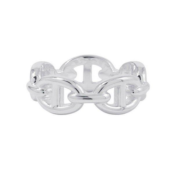 エルメス リング シェーヌダンクル アンシェネPM Enchainee SV925シルバー リングサイズ54 HERMES ジュエリー