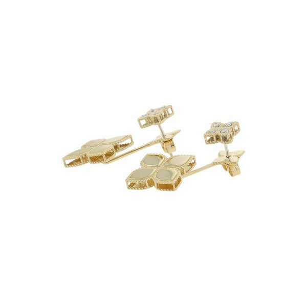 ロベルトコイン ピアス プリンセス フラワー ダイヤモンド/ルビー K18YG/K18WG ADR777EA0852_Y Roberto Coin