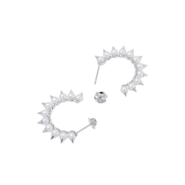 タサキ ピアス デインジャー トライブ イヤリング K18WGホワイトゴールド 淡水真珠 EC-3780-18KWG