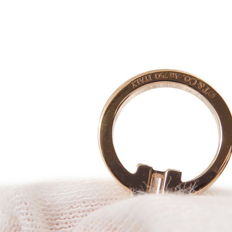 ティファニー ネックレス Tトゥー サークル ペンダント ダイヤモンド 中石0.06ct/計0.08ct K18PGピンクゴールド 63843091