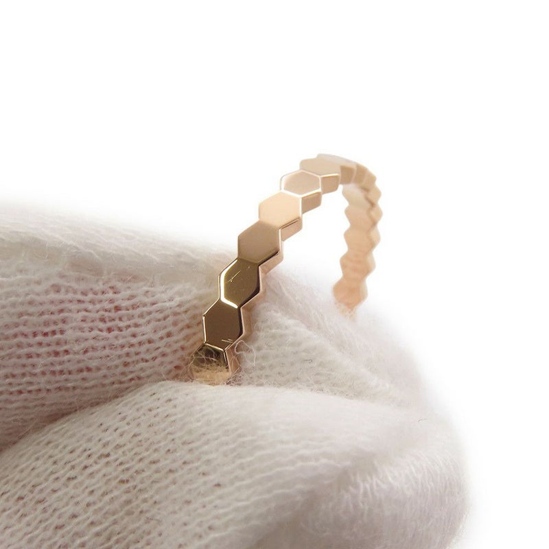 ショーメ リング ビーマイラブ コレクション ハニカムリング K18PGピンクゴールド リングサイズ54 081931 CHAUMET