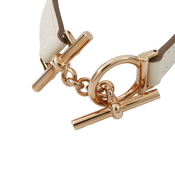 エルメス ブレスレット クロワジエール ナタ/ピンクゴールド金具 スイフト K刻印 サイズT2 HERMES アクセサリー
