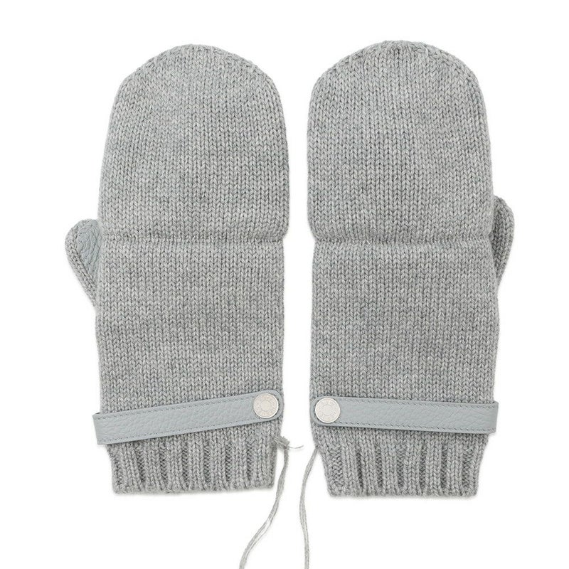 エルメス グローブ ボルチモア カシミヤ レザー サイズM HERMES 2way手袋