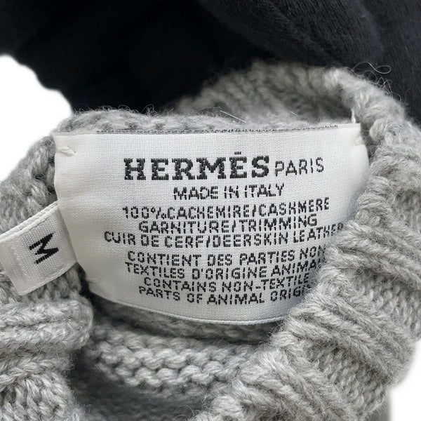エルメス グローブ ボルチモア カシミヤ レザー サイズM HERMES 2way手袋