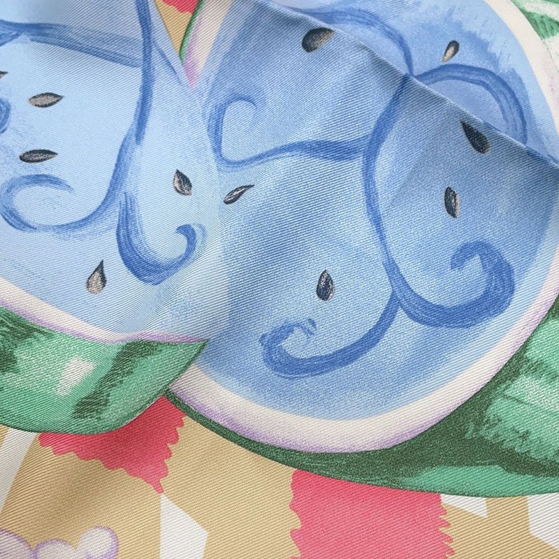 エルメス スカーフ カレ90 草上のカレ Un Carre sur l'Herbe HERMES シルク 2025春夏