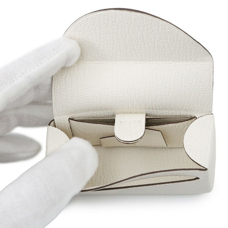 エルメス リップケース  ミロワール ナタ シェブルミゾル W刻印 HERMES ポーチ