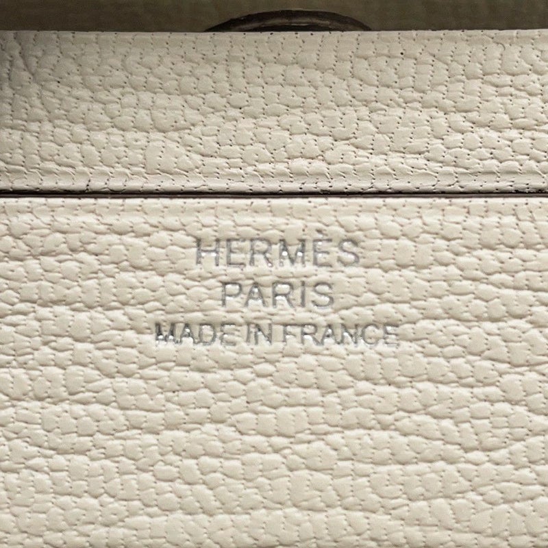 エルメス リップケース  ミロワール ナタ シェブルミゾル W刻印 HERMES ポーチ