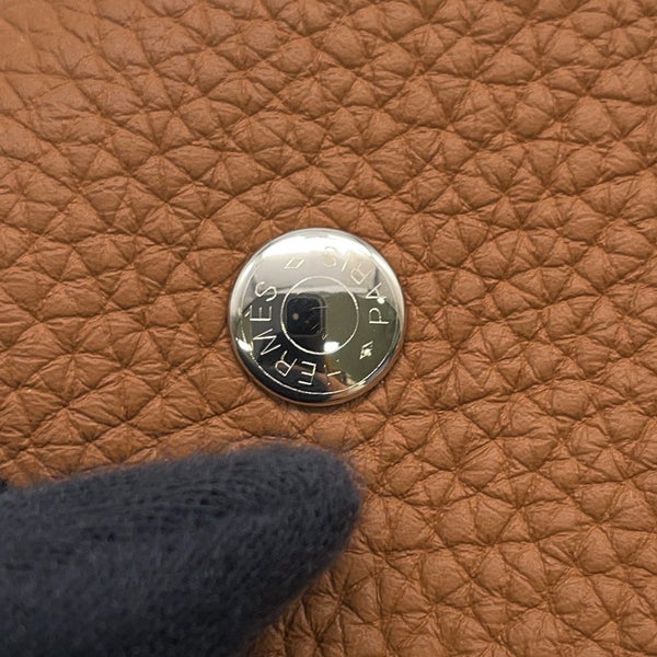 エルメス ノートカバー ユリスPM ゴールド/シルバー金具 トゴ W刻印 手帳カバー