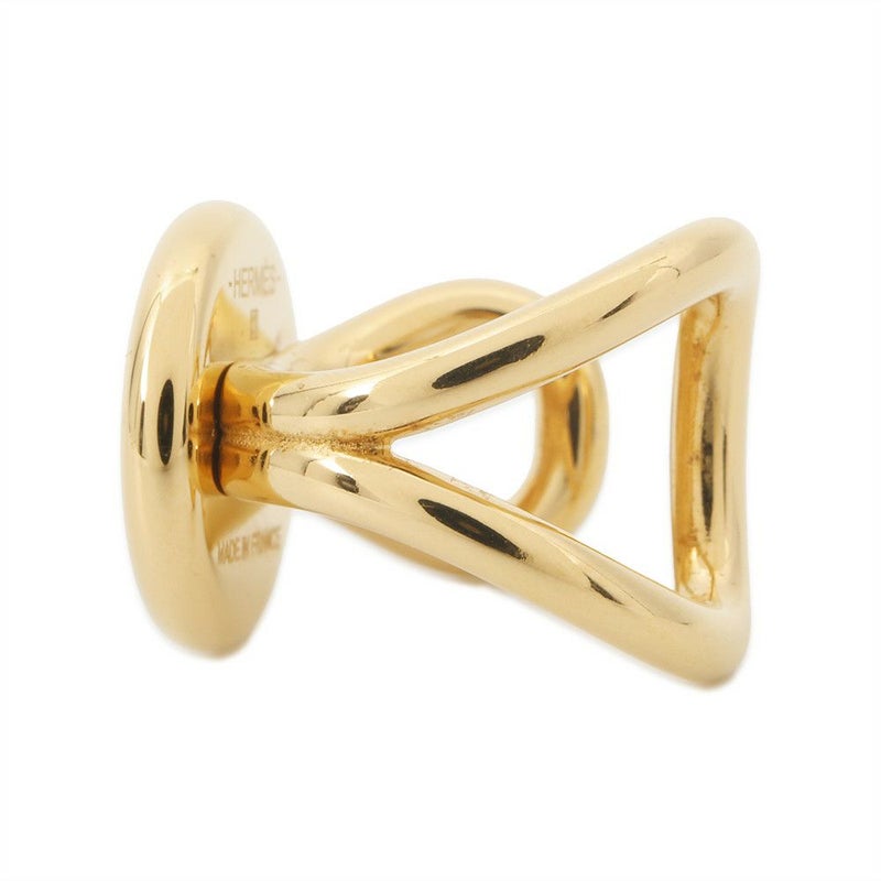 エルメス イヤーカフ エリタージュ エケストル PM オンブレ/ゴールド金具 リザードナチュラ HERMES