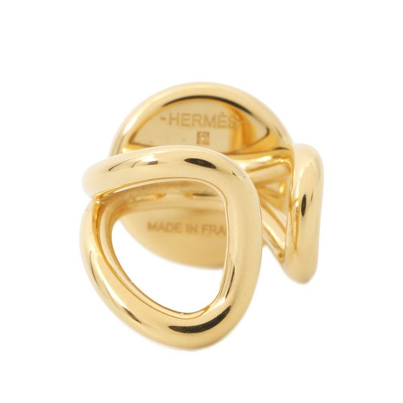 エルメス イヤーカフ エリタージュ エケストル PM オンブレ/ゴールド金具 リザードナチュラ HERMES