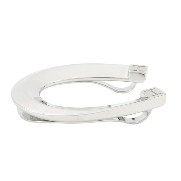 エルメス マネークリップ Luck シルバー HERMES 財布 メンズ ラック ホースシュー 馬蹄