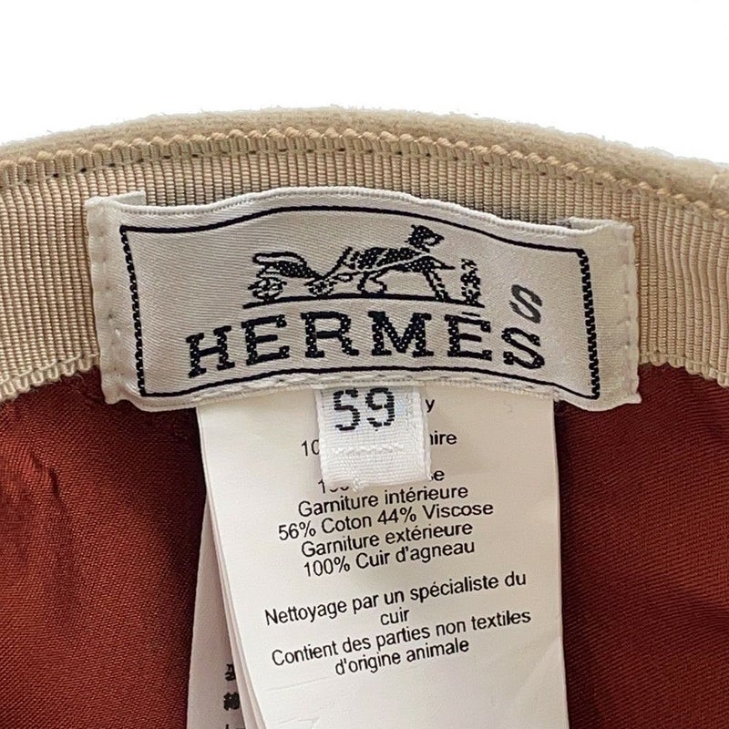 エルメス キャスケット ネヴァダ・スーパーH コットン サイズ59 HERMES 帽子 メンズ