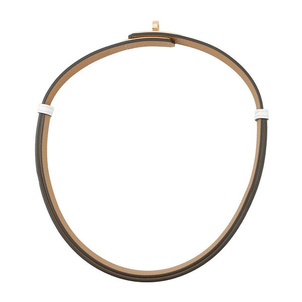 エルメス ケリーベルト18 ニューホワイト/ピンクゴールド金具 エプソン W刻印 HERMES べルト 白