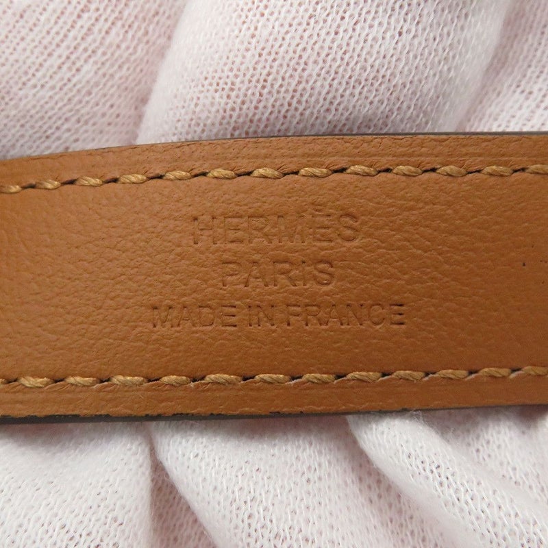 エルメス ケリーベルト18 ニューホワイト/ピンクゴールド金具 エプソン W刻印 HERMES べルト 白