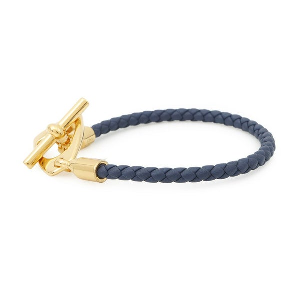 エルメス ブレスレット エトリエ ネイビー/ゴールド金具 スイフト HERMES アクセサリー