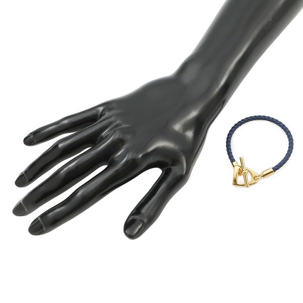 エルメス ブレスレット エトリエ ネイビー/ゴールド金具 スイフト HERMES アクセサリー