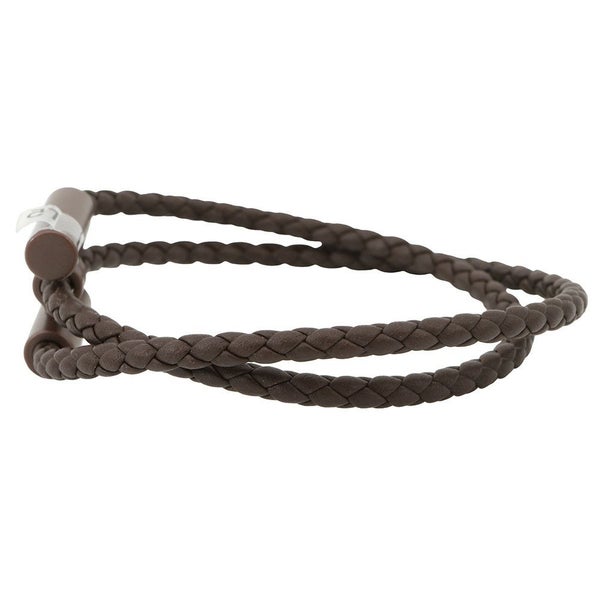 エルメス ブレスレット トゥルニ トレッセ  ブラウン/ブラウン金具 スイフト サイズT5 HERMES アクセサリー ソーブラウン メンズ