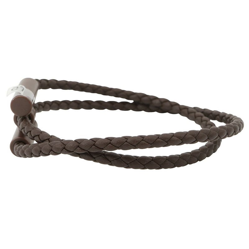 エルメス ブレスレット トゥルニ トレッセ  ブラウン/ブラウン金具 スイフト サイズT5 HERMES アクセサリー ソーブラウン メンズ