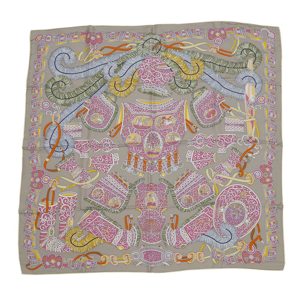 m*9様 HERMES PARIS シルクスカーフ C.1998 HERMES Silk Scarf / エルメス・シルクスカーフ(Copeaux