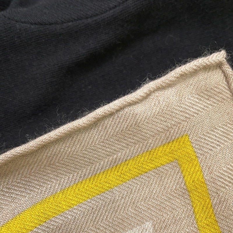 エルメス ストール カレ140 カレジェアン 朝の散歩 La Promenade du Matin HERMES カシミヤ シルク 2023春夏