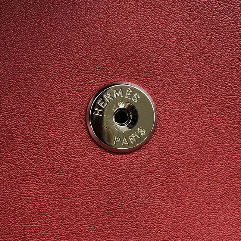 エルメス ポーチ トゥッティフルッティ 23 ルージュグレナ/シルバー金具 スイフト/タデラクト X刻印 HERMES リンゴ