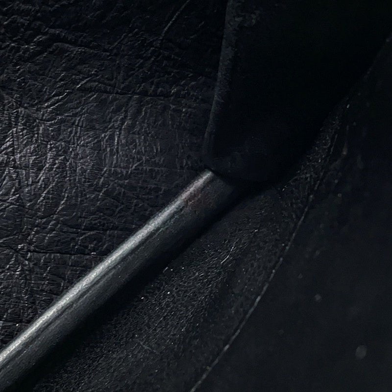 エルメス ハンドバッグ ブラック/ゴールド金具 オーストリッチ 〇D刻印 HERMES バッグ 黒