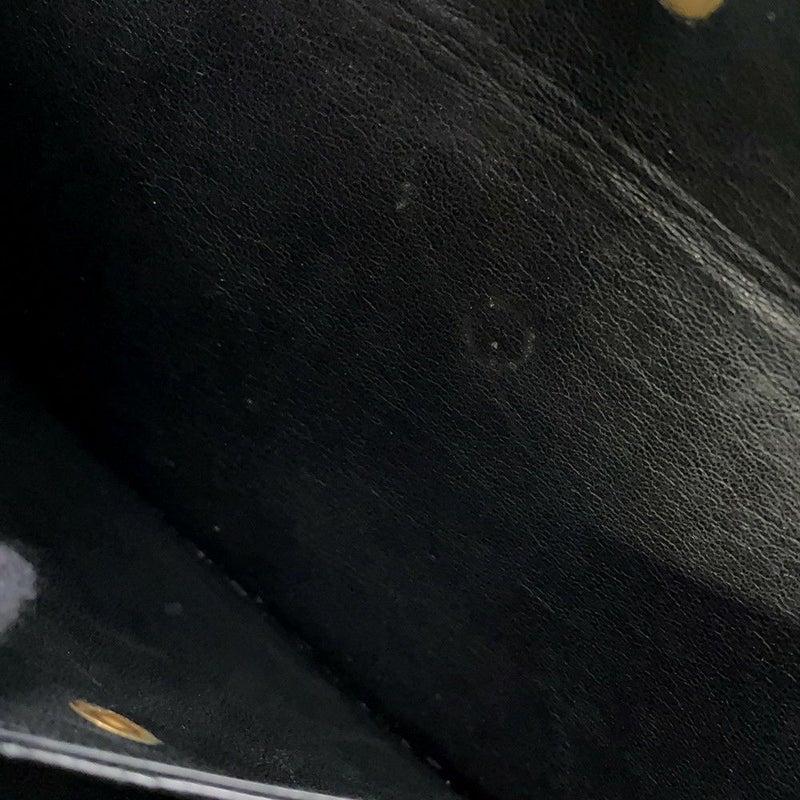 エルメス ハンドバッグ ブラック/ゴールド金具 オーストリッチ 〇D刻印 HERMES バッグ 黒