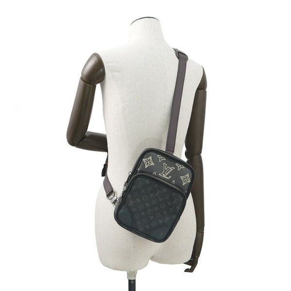 ルイヴィトン ボディバッグ モノグラム・エクリプス アマゾン・スリングバッグ M45439 ブラック 黒
