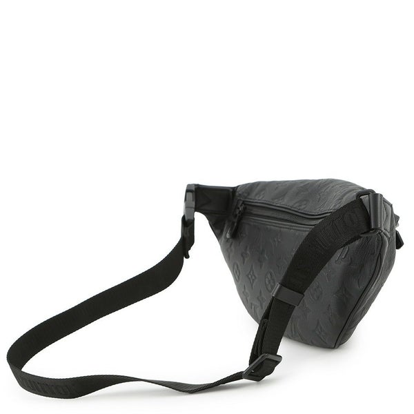ルイヴィトン ボディバッグ モノグラム・シャドウ ディスカバリー・バムバッグPM M46036 ウエストバッグ 黒 ブラック