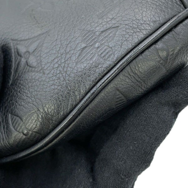 ルイヴィトン ボディバッグ モノグラム・シャドウ ディスカバリー・バムバッグPM M46036 ウエストバッグ 黒 ブラック