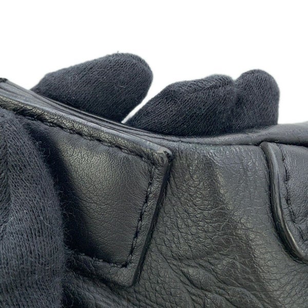 ルイヴィトン ボディバッグ モノグラム・シャドウ ディスカバリー・バムバッグPM M46036 ウエストバッグ 黒 ブラック