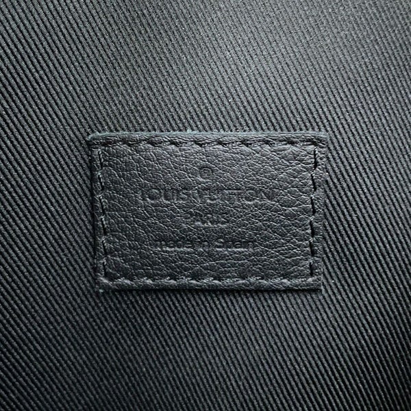 ルイヴィトン ボディバッグ モノグラム・シャドウ ディスカバリー・バムバッグPM M46036 ウエストバッグ 黒 ブラック