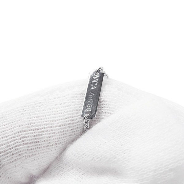 ヴァンクリーフ&アーペル ネックレス ヴィンテージ アルハンブラ ペンダント カルセドニー K18WGホワイトゴールド VCARD34900