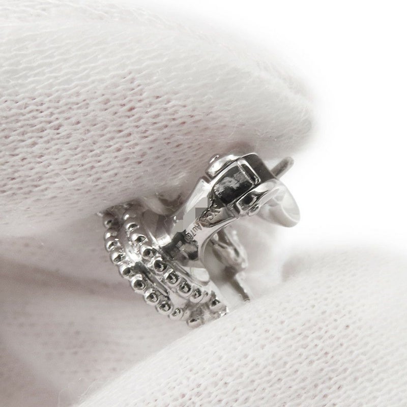 ヴァンクリーフ&アーペル ピアス ヴィンテージ アルハンブラ イヤリング マザーオブパール K18WGホワイトゴールド VCARF48600