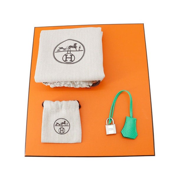 エルメス バーキン25 ヴェールコミック/シルバー金具 トゴ W刻印HERMES Birkin ハンドバッグ