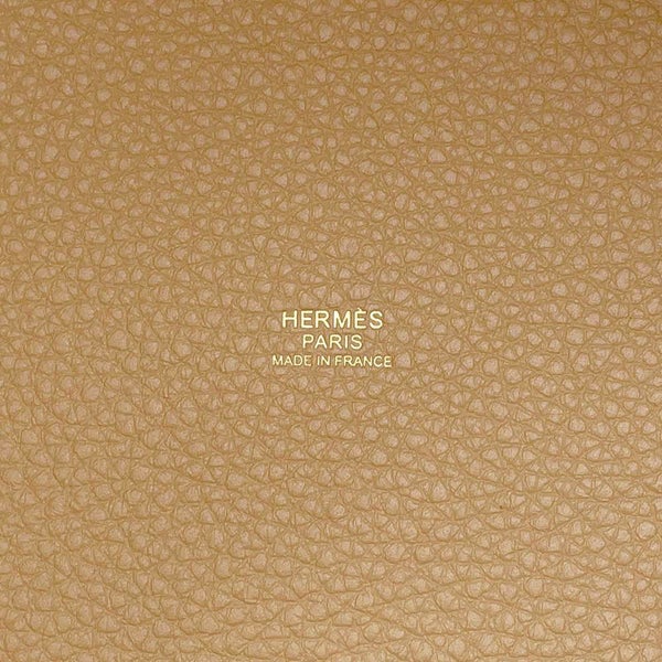 エルメス ハンドバッグ ピコタンロックMM ビスキュイ/ゴールド金具 トリヨンクレマンス U刻印