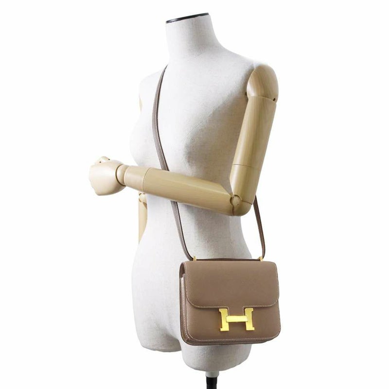 エルメス ミニ コンスタンス3 ミロワール エトゥープ/ゴールド金具 エプソン B刻印