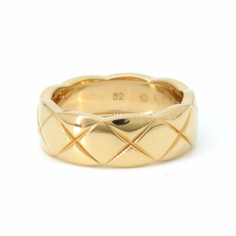 シャネル リング ココクラッシュ ミディアム K18YGイエローゴールド リングサイズ52 J10571 CHANEL 指輪