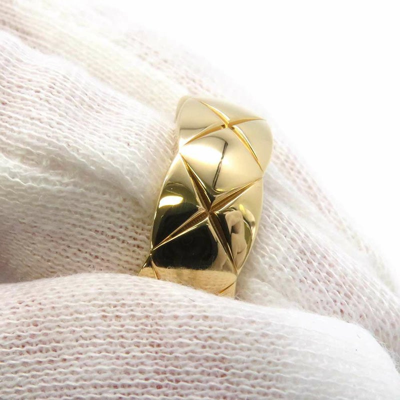 シャネル リング ココクラッシュ ミディアム K18YGイエローゴールド リングサイズ52 J10571 CHANEL 指輪