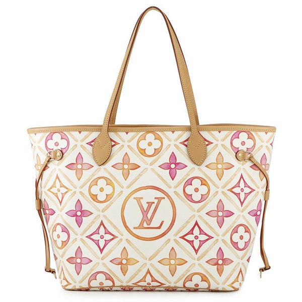 ルイヴィトン トートバッグ モノグラム・タイル/バイ・ザ・プール ネヴァーフルMM M25317 ヴィトン バッグ